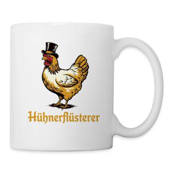 Hühnerflüsterer - Tasse - Weiß - Rechts