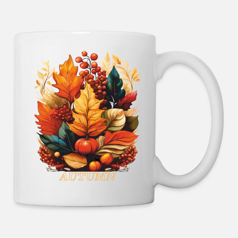 AUTOMNE - Mug blanc - blanc