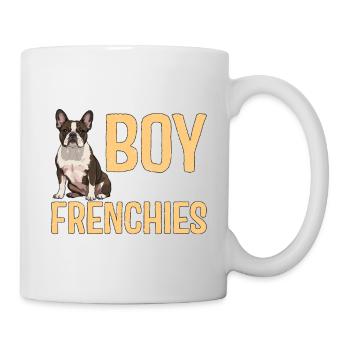 Juste un garçon qui aime les Frenchies - Mug blanc - blanc - Droite