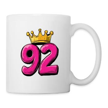 92 Number Krone - Mug - white - Right