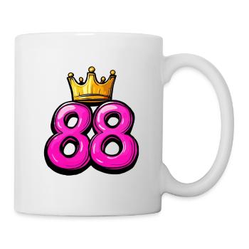 88 Number Crown - Mug - white - Right