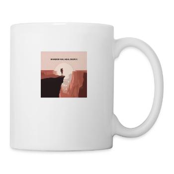 Wander Far, Heal Deeply – Hiking & Nature - Mug - white - Right