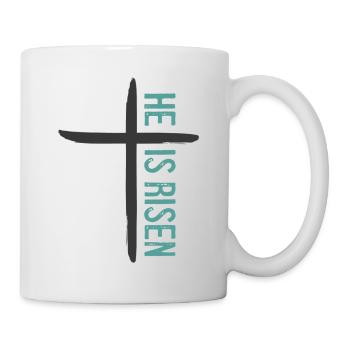 Il est ressuscité - Mug blanc - blanc - Droite