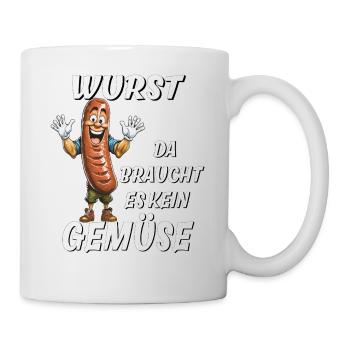 SAUSAGE THERE IS NO NEED FOR VEGETABLES - Mug - white - Right