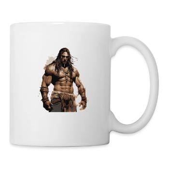 Chef de Musculation Muscles Indien - Mug blanc - blanc - Droite