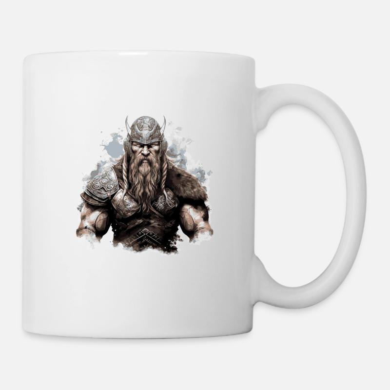 Viking Oding Muscles Musculation - Mug blanc - blanc