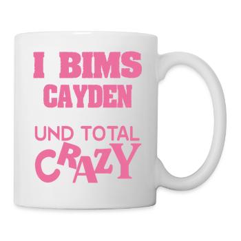 Cayden as a given name - Mug - white - Right