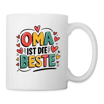 Granny est le meilleur avec motif de cœur pour les grands-mères - Mug blanc - blanc - Droite