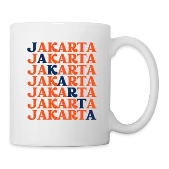 Vibrant Energy of Jakarta Indonesia - Mug - white - Right