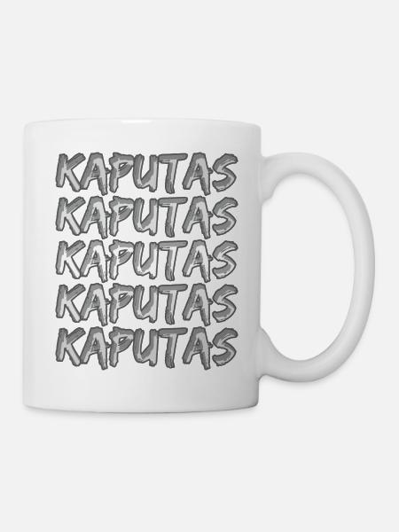 Kaputas als Reise - Tasse - Weiß