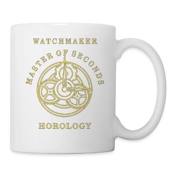 HOROLOGY WATCHMAKER MASTER OF SECONDS - Mug - white - Right