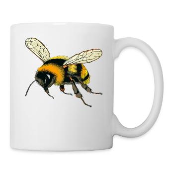 HUMMELN KONTUR - Tasse - Weiß - Rechts