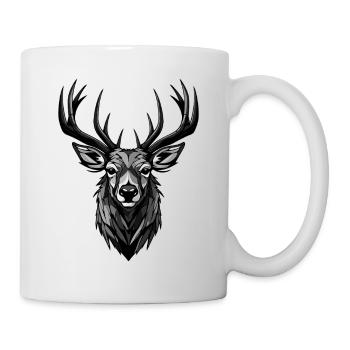 Deer Head - Mug - white - Right