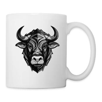 Bull Head Taurus - Mug - white - Right