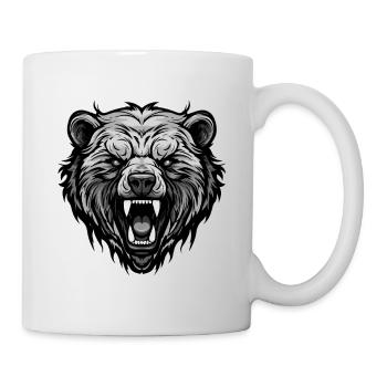 Bear Head - Mug - white - Right