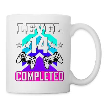 14 Anniversaire - Mug blanc - blanc - Droite