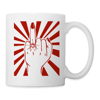JGA Junggesellin Bachelorette Party Just Married - Mug - white - Right