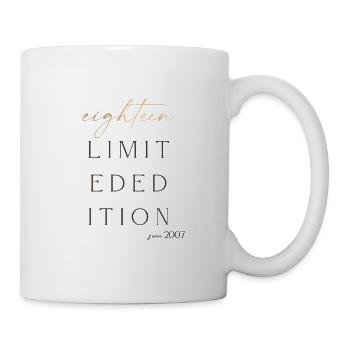 18th Birthday limited edition since 2007 Gift - Mug - white - Right