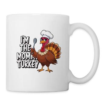 Mommy Turkey Thanksgiving - Tasse - Weiß - Rechts