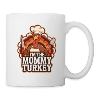 Mommy Turkey Thanksgiving - Mug - white - Right