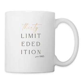 30th Birthday limited edition since 1995 Gift - Mug - white - Right