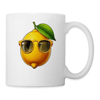 ZITRONE SONNENBRILLE - Tasse - Weiß - Rechts