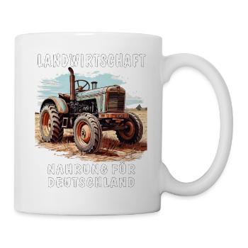 LANDWIRTSCHAFT NAHRUNG FÜR DEUTSCHLAND - Tasse - Weiß - Rechts