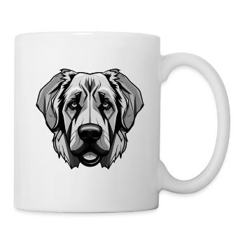 Kangal Hund Kopf - Tasse - Weiß - Rechts