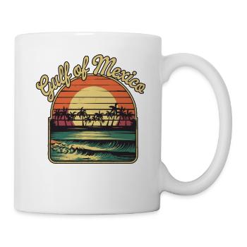 Gulf Of Mexico Oceanic Basin Tourist Spot Travel - Mug - white - Right