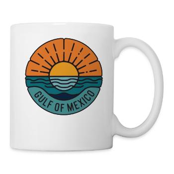 Gulf Of Mexico Oceanic Basin Tourist Spot Travel - Mug - white - Right