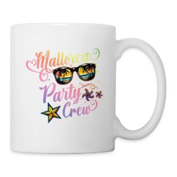 Mallorca Party Crew Bunt - Tasse - Weiß - Rechts