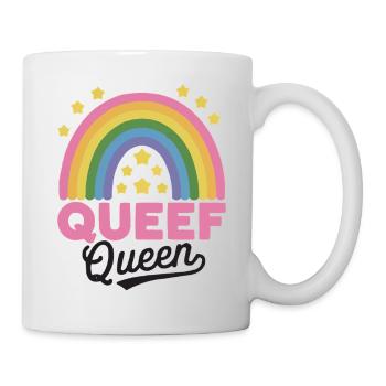 Queef Queen Queefed Humour adulte Queefing - Mug blanc - blanc - Droite