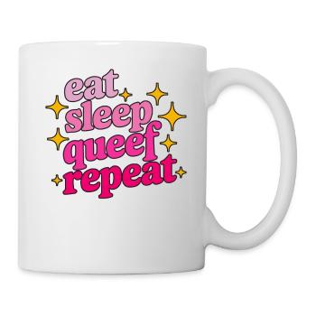 Queef Queen Queefed Humour adulte Queefing - Mug blanc - blanc - Droite