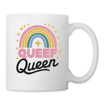 Queef Queen Queefed Humour adulte Queefing - Mug blanc - blanc - Droite