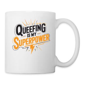 Queef Queen Queefed Humour adulte Queefing - Mug blanc - blanc - Droite