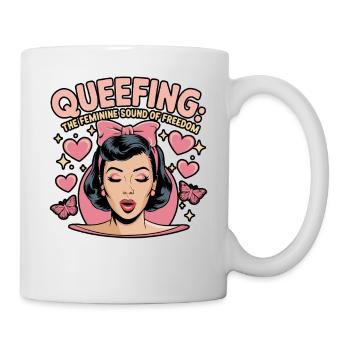 Queef Queen Queefed Humour adulte Queefing - Mug blanc - blanc - Droite