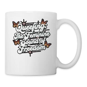 Queef Queen Queefed Humour adulte Queefing - Mug blanc - blanc - Droite