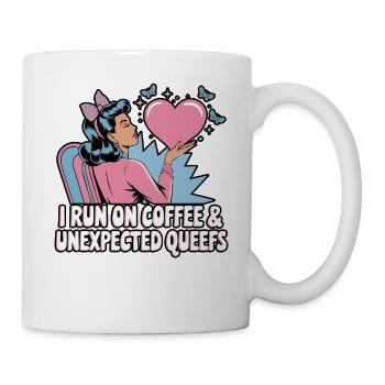 Queef Queen Queefed Adult Humour Queefing - Mug - white - Right