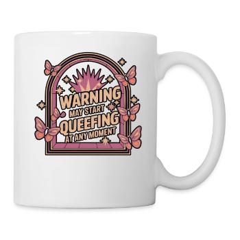 Queef Queen Queefed Humour adulte Queefing - Mug blanc - blanc - Droite