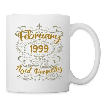Idée cadeau février 1999 anniversaire février 1999 - Mug blanc - blanc - Droite