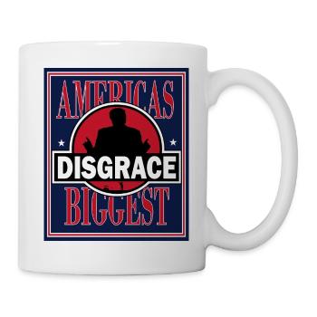 Americas Biggest Disgrace - Tasse - Weiß - Rechts