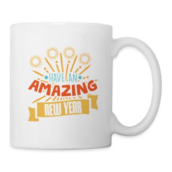 Nouvel An 2 - Mug blanc - blanc - Droite