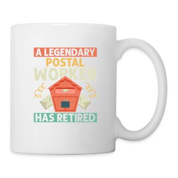 A Legendary Postal Worker Has Retired Mail Mailman - Mug - white - Right