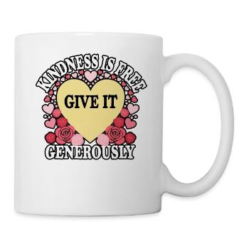 Mitgefühl Menschlichkeit Motivation Empathie Güte - Tasse - Weiß - Rechts