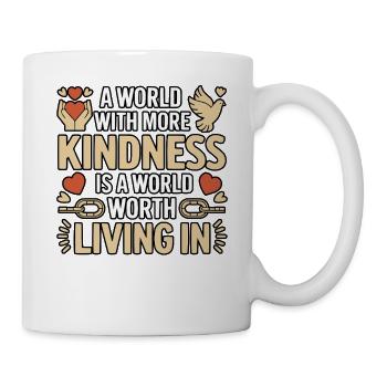 Mitgefühl Menschlichkeit Motivation Empathie Güte - Tasse - Weiß - Rechts