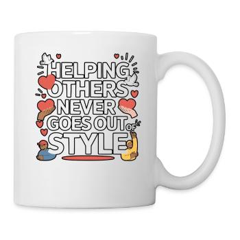 Compassion Humanity Motivational Empathy Kindness - Mug - white - Right