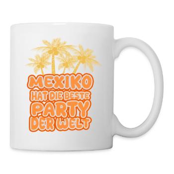 Urlaub Mexiko - Tasse - Weiß - Rechts