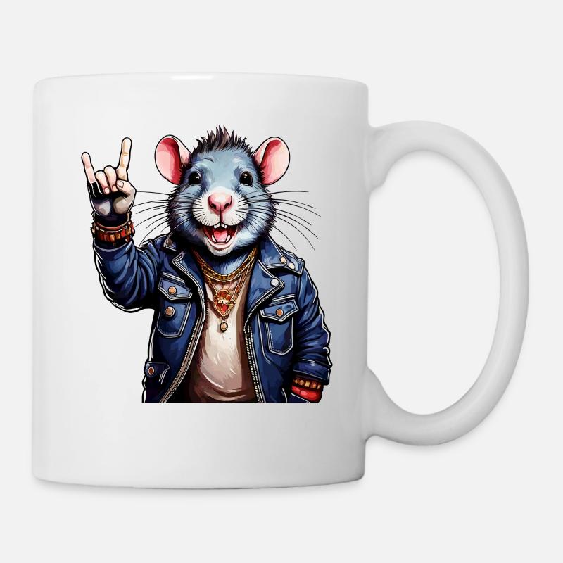 RAT - Mug blanc - blanc