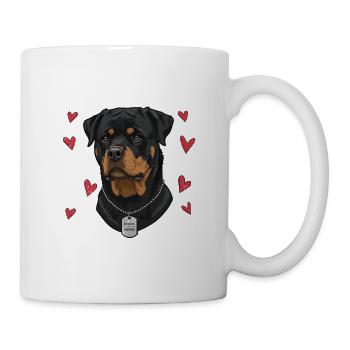 Just a Boy Who Loves Rottweiler - Mug - white - Right