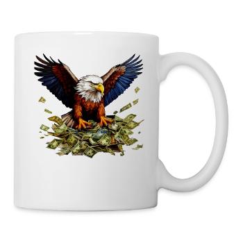 Eagle, Money - Mug - white - Right